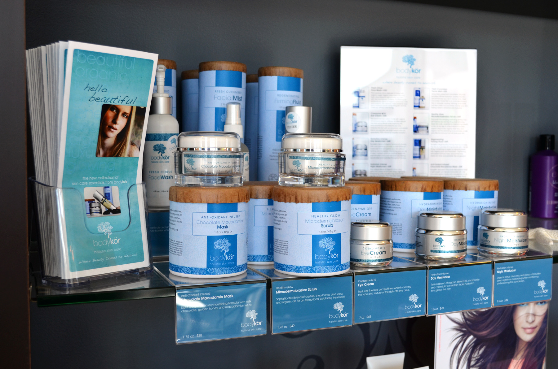 bodykör products on a retail store shelf