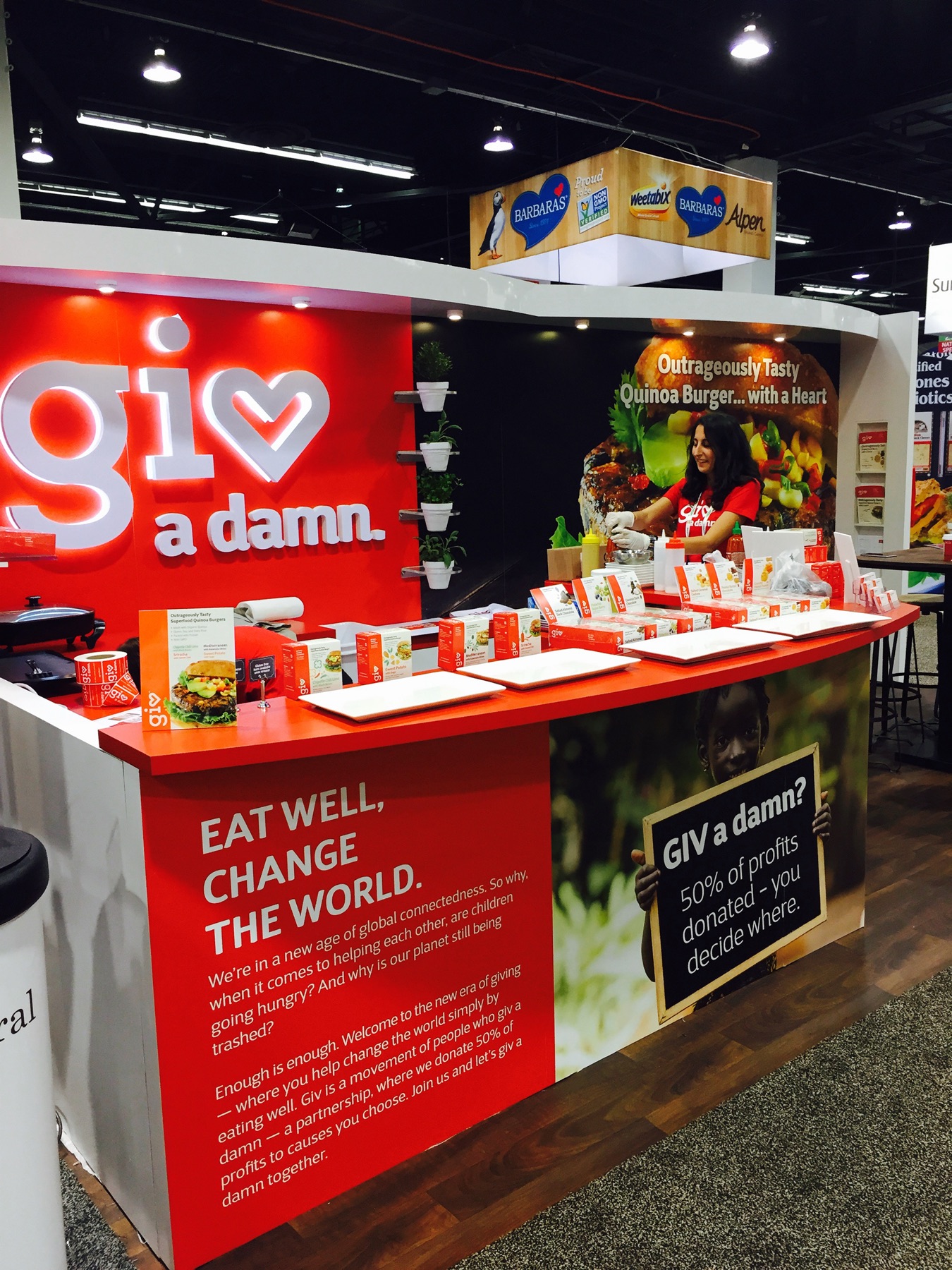 Trade show booth build